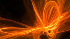 Orange fractal orangeroom abstract