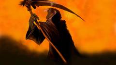 Orange grim reapers