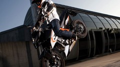 Orange KTM vehicles motorbikes