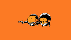 Orange Pulp Fiction Simple
