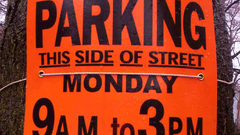 Orange sign roni high