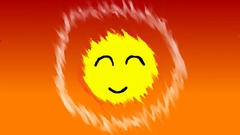 Orange smiley smiley face