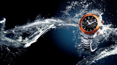 Orange splashes Omega watches Po