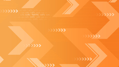 Orange traffic arrows