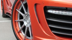 Orange tuning GTR studio stingray Supercars Porsche Panamera 