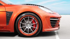Orange tuning GTR studio stingray Supercars Porsche Panamera 