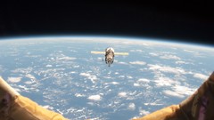 Orbit Earth progress spaceships outer space International Space 