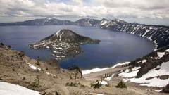 Oregon national park crater lake