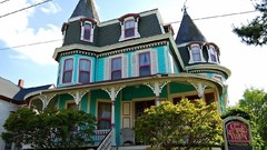 Oregon USA Victorian houses