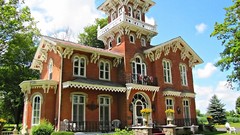 Oregon USA Victorian houses