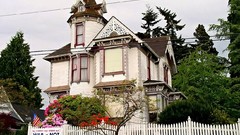 Oregon USA Victorian houses