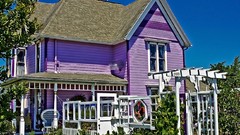Oregon USA Victorian houses