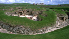 Orkney skara brae high