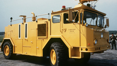 Oshkosh fire truck high