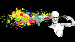 Out George Which then brains his blew articide