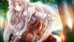 Outdoors fujiwara no mokou