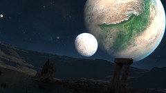 Outer space artwork fantasy art Tyler Young