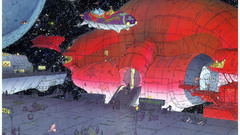 Outer space artwork moebius