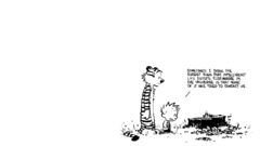 Outer space calvin and