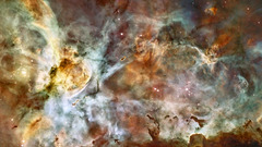 Outer space Carina Nebula