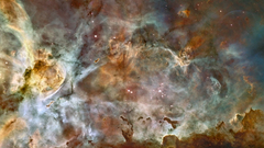 Outer space Carina Nebula