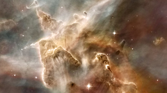 Outer space Carina Nebula