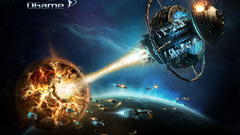 Outer space Death Star