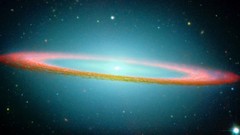 Outer space digital art Sombrero Galaxy