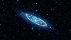 Outer space galaxies Andromeda