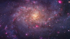 Outer space galaxy