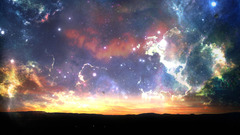 Outer space horizon Stars