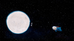 Outer Space moon Dogs