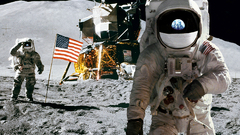 Outer space moon NASA