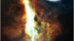 Outer space multicolor planets