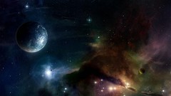 Outer space multicolor Stars