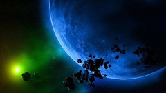 Outer space multicolor Stars