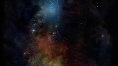 Outer space multicolor Stars