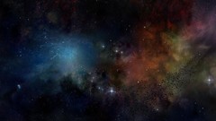 Outer space multicolor Stars