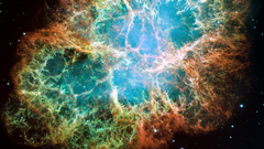 Outer space nebulae Crab