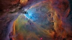 Outer space nebulae Orion