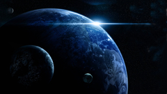 Outer space planets
