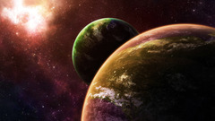 Outer space planets