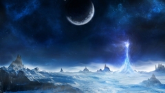 Outer space planets artwork