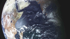 Outer space planets Earth