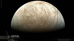 Outer space planets Europa