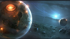 Outer space planets Gary