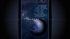 Outer space planets Pluto