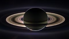 Outer space planets Saturn