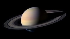 Outer space planets Saturn