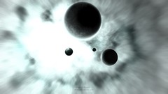 Outer space planets space